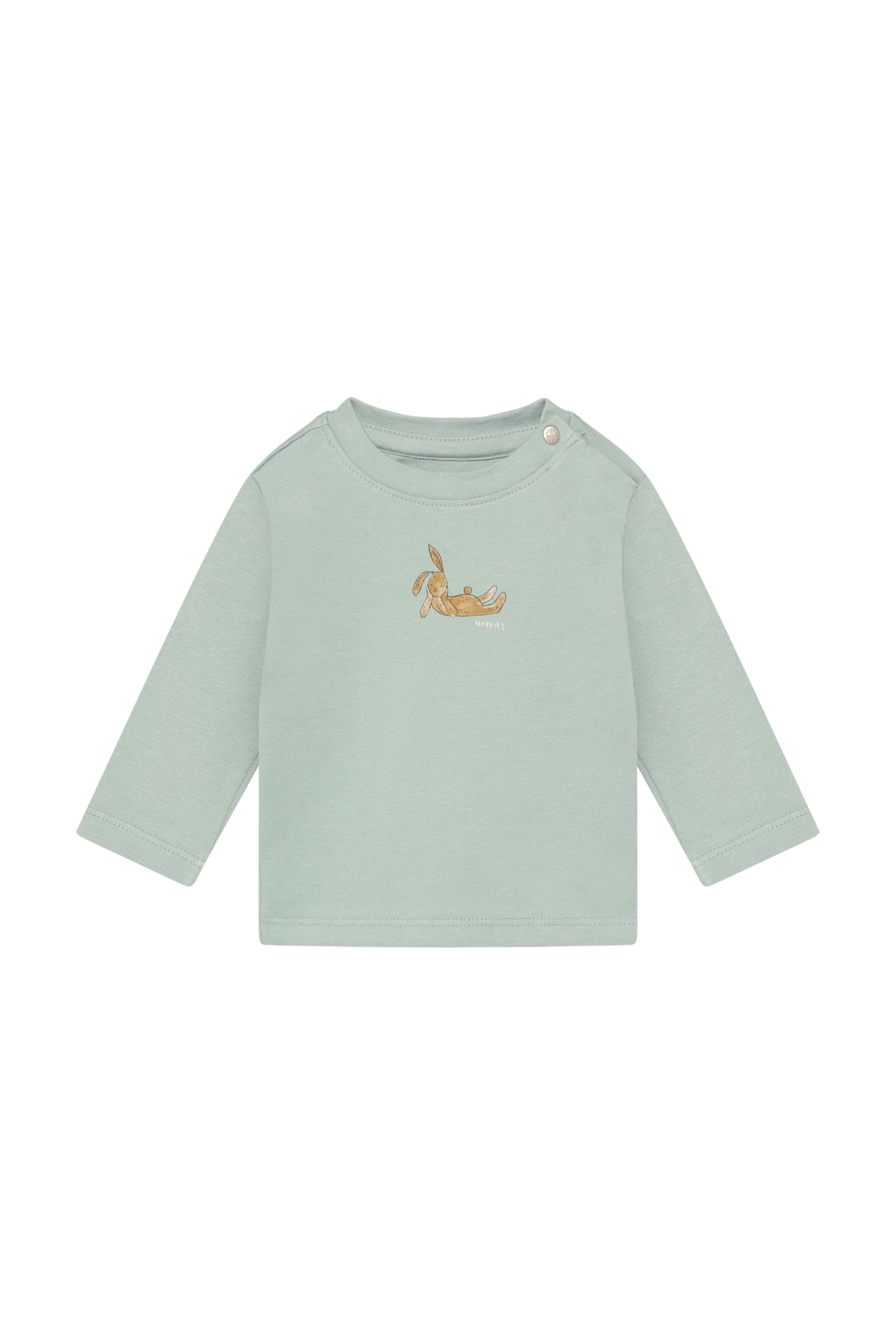 Noppies Shirt in Groen: voorkant