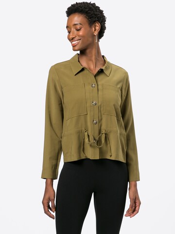 TOM TAILOR Between-Season Jacket in Green: front