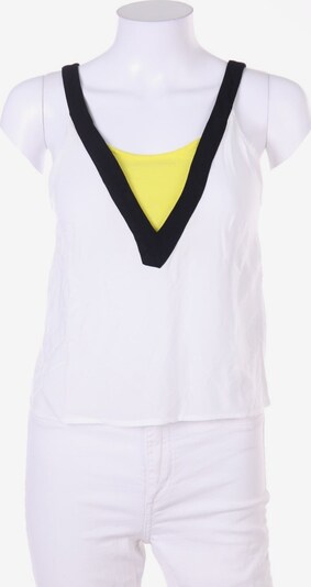 H&M Top & Shirt in XS in Yellow / White, Item view