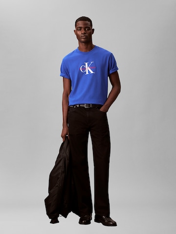 mėlyna Calvin Klein Jeans Marškinėliai 'Hero'