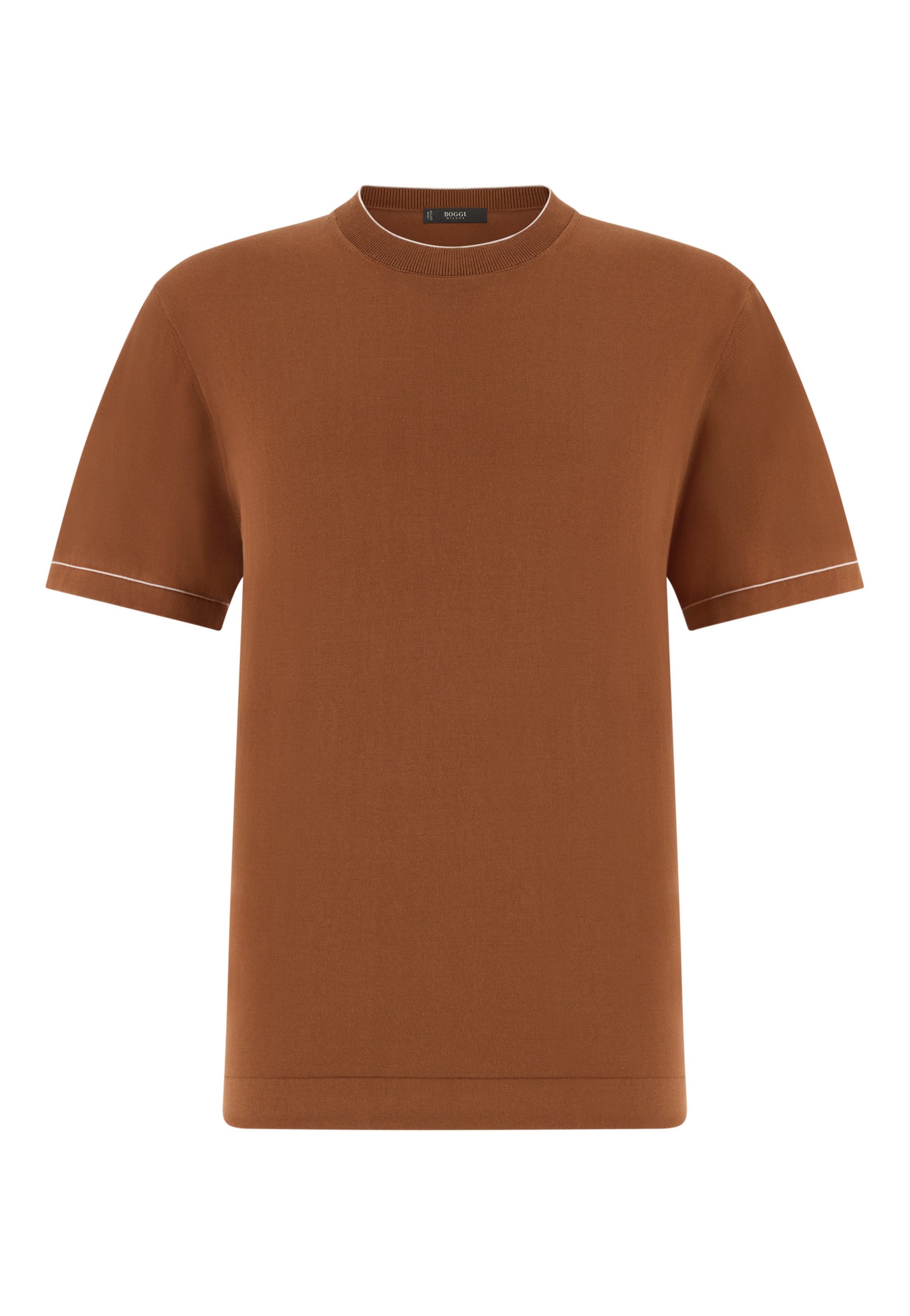 Pull-over Boggi Milano en orange : devant