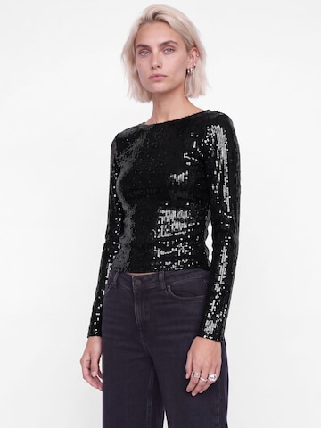 T-shirt 'NANI' JJXX en noir : devant