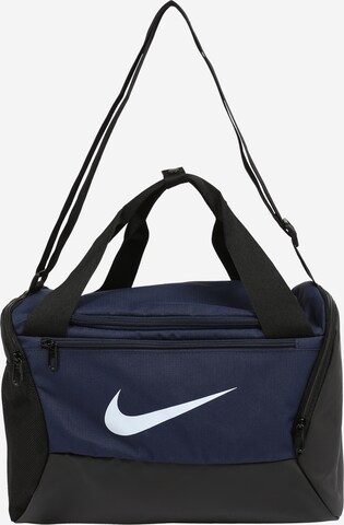 NIKE Sports bag 'Brasilia 9.5' in Blue: front