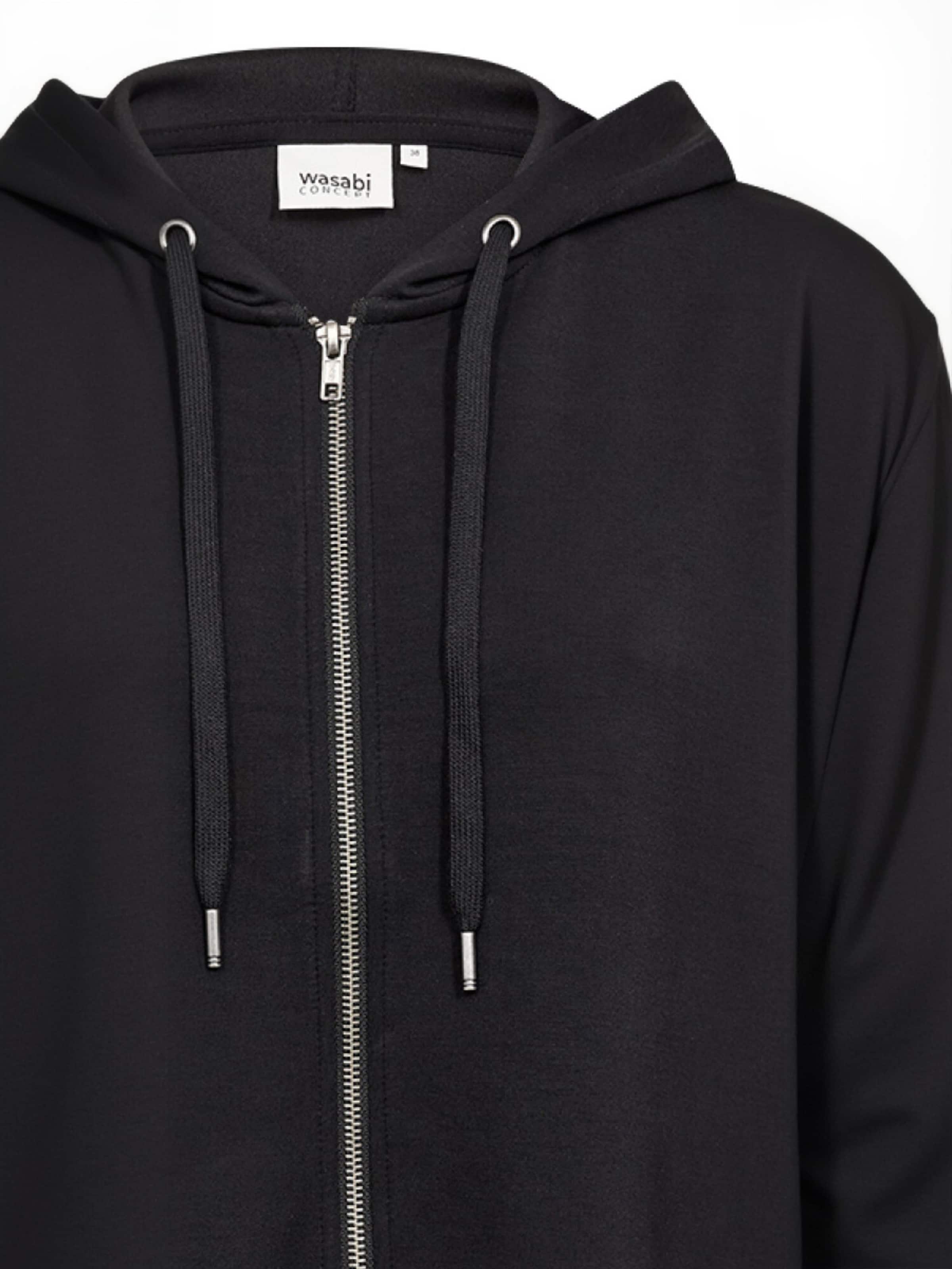 Wasabi Concept Sweater ' WA' in Black: front