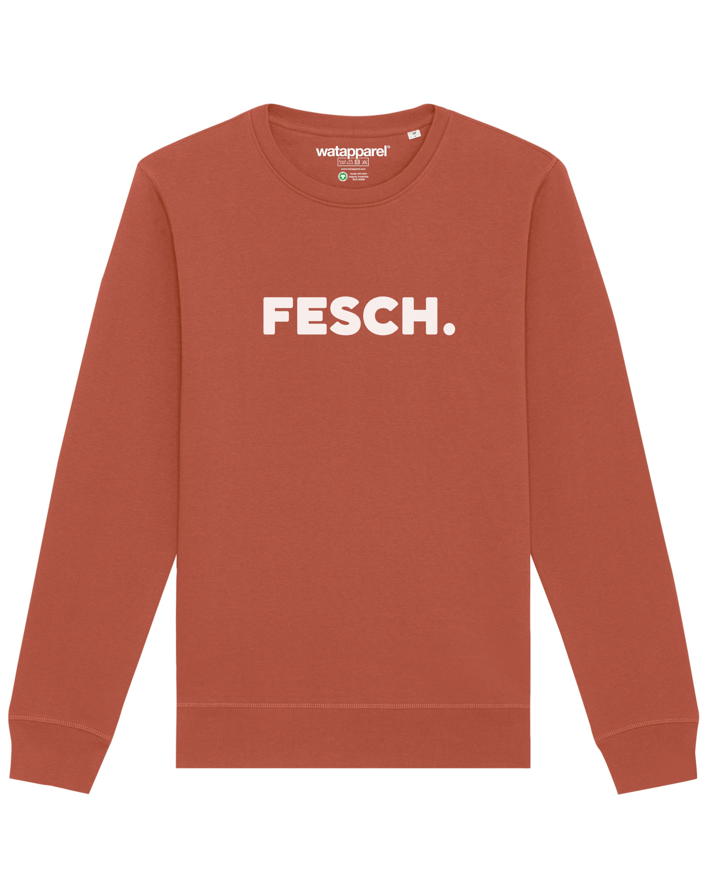 Felpa ' Fesch ' di Watapparel in marrone: frontale