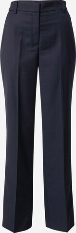 ESPRIT Regular Trousers with creases in Blue: front