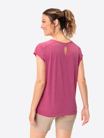 VAUDE Performance shirt 'Skomer' in Pink