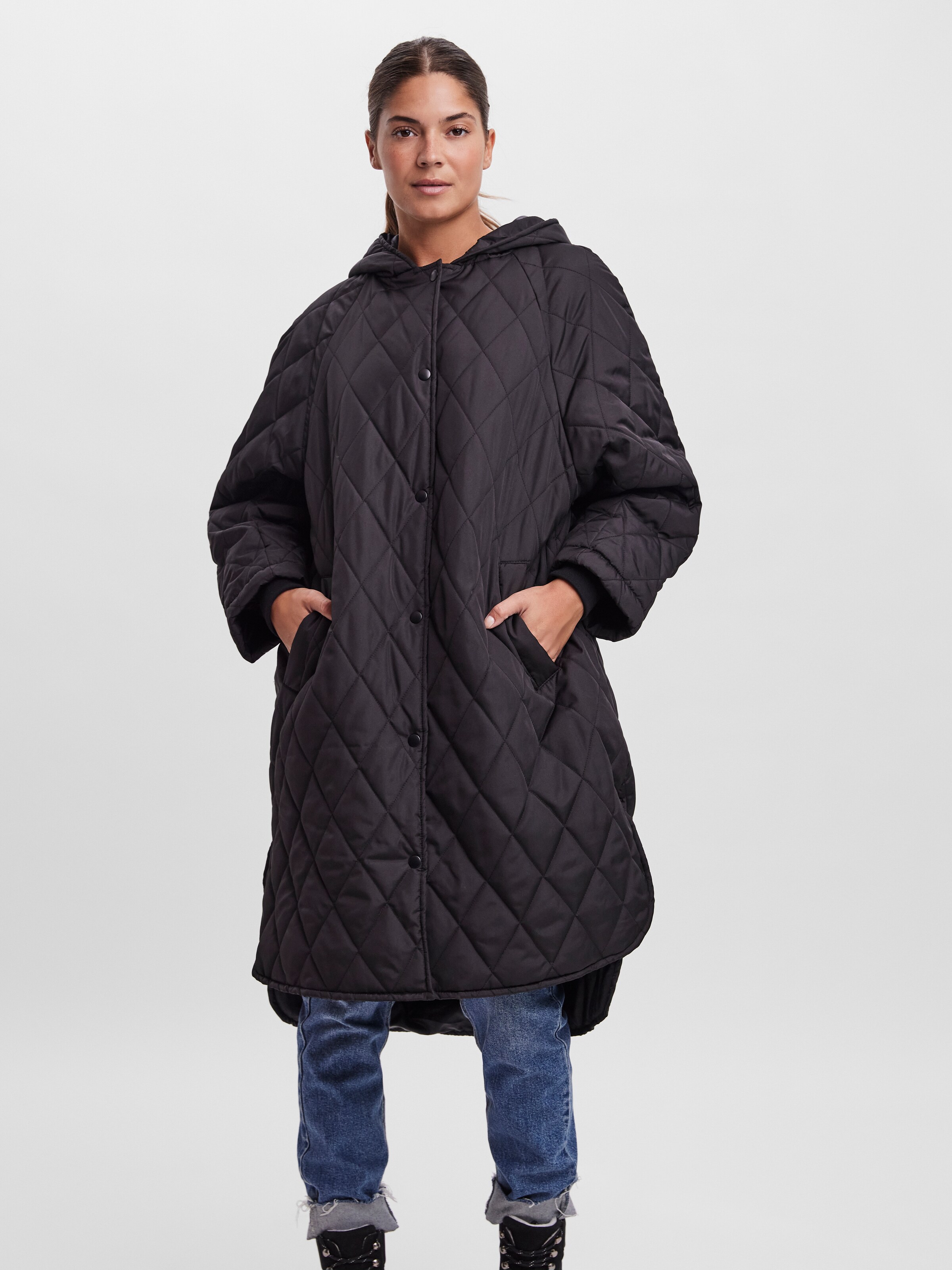 Frauen Mäntel VERO MODA Mantel 'Hera' in Schwarz - VO11473 Frauen Mäntel VERO MODA Mantel 'Hera' in Schwarz - VO11473