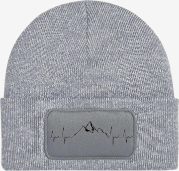 Youth Designz Mütze 'Heartbeat Mountain' in Grau: Vorderseite