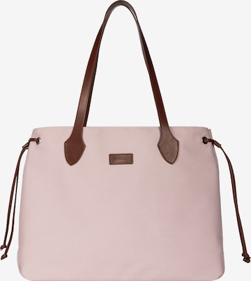 Borsa a spalla di Roeckl in rosa: frontale