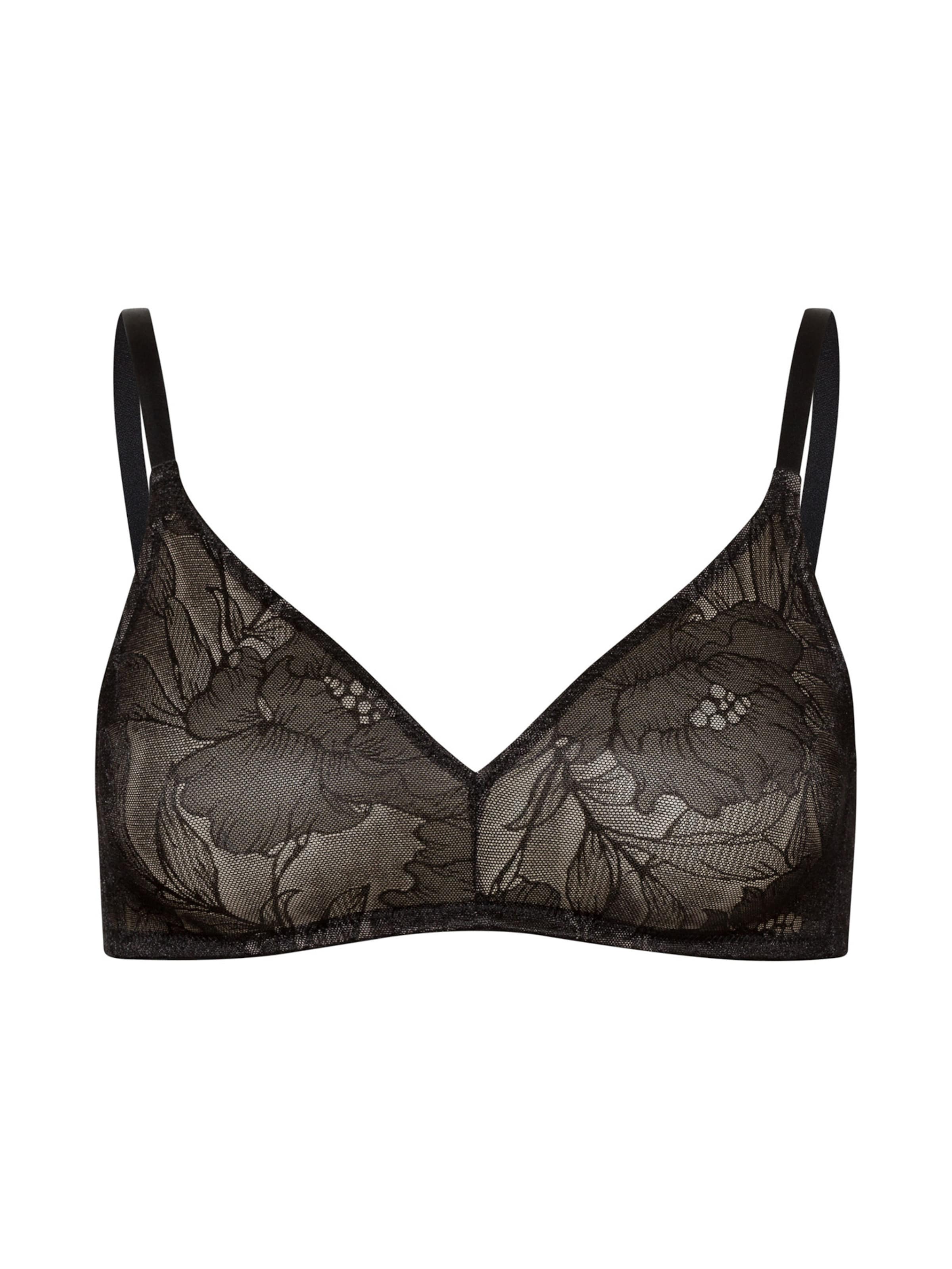 Soutien-gorge ' Tina ' Hanro en noir : devant