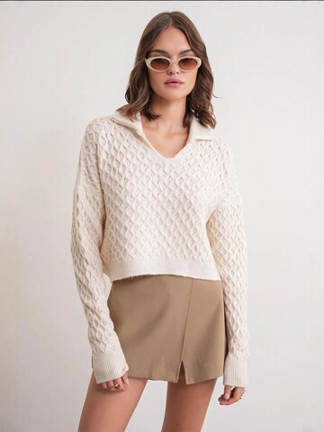 Pullover di MixRay in bianco