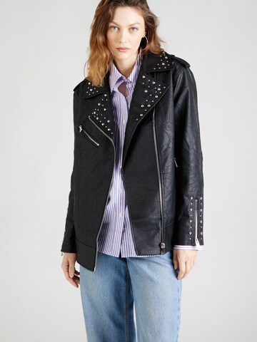 River Island Between-season jacket in Black: front