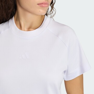 ADIDAS SPORTSWEAR - Camiseta funcional 'Soft  Luxus' en blanco