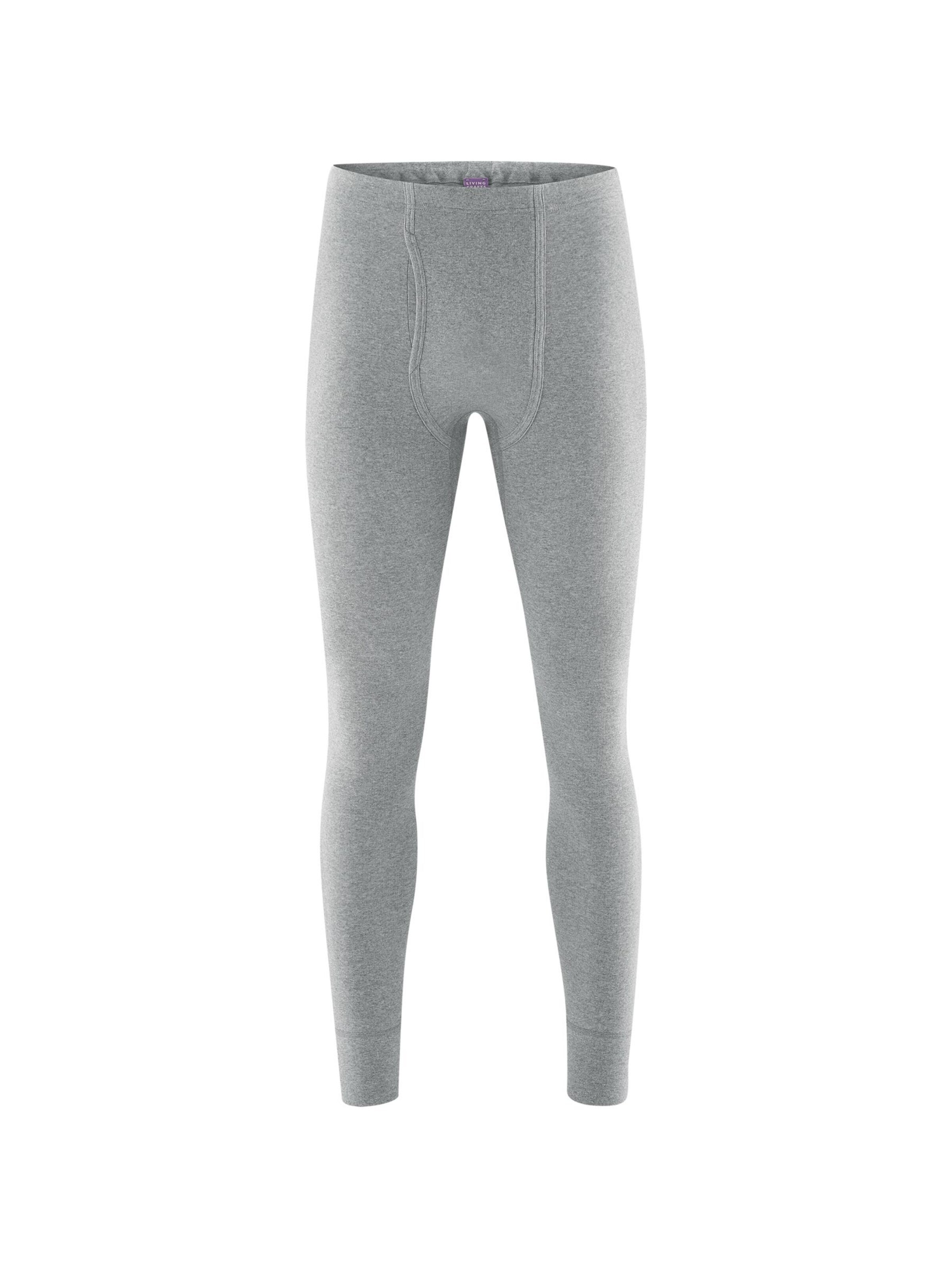 Living Crafts Lange Unterhose 'JONATHAN'‌ in Grau: Vorderseite
