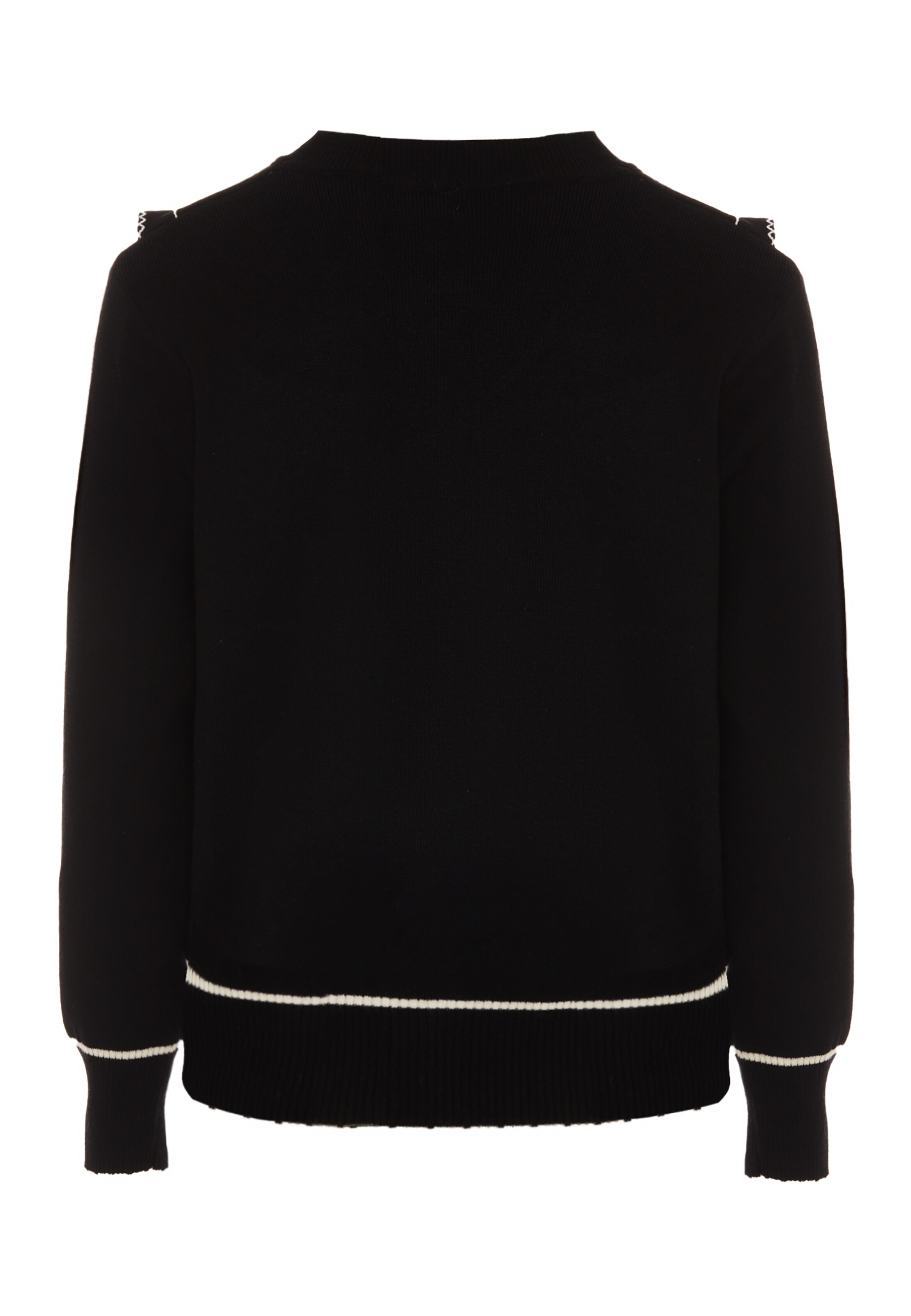 NAEMI Gebreid vest in Zwart