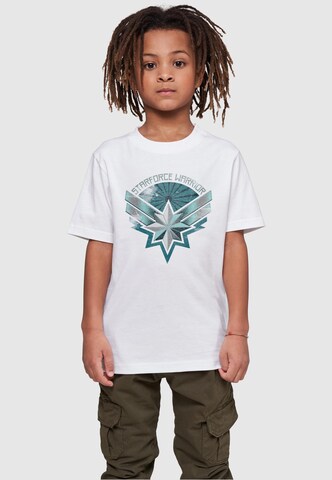 T-Shirt 'Captain Marvel - Starforce Warrior' ABSOLUTE CULT en blanc : devant