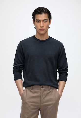 Pull-over BALMOHK en bleu : devant