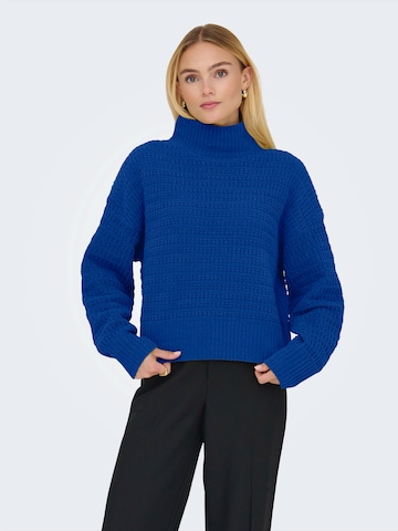 ONLY Pullover 'ONLGLOBE' i blå: forside