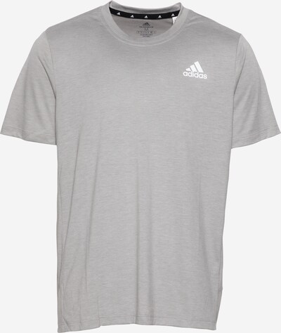 ADIDAS PERFORMANCE Tehnička sportska majica u siva melange / bijela, Pregled proizvoda