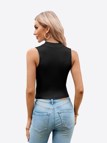 Imily Bela - Top de punto en negro