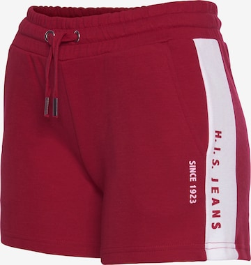 regular Pantaloni di H.I.S in rosso