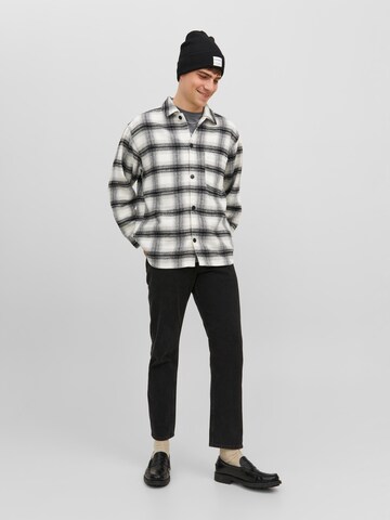JACK & JONES - Ajuste confortable Camisa 'JORZac' en blanco