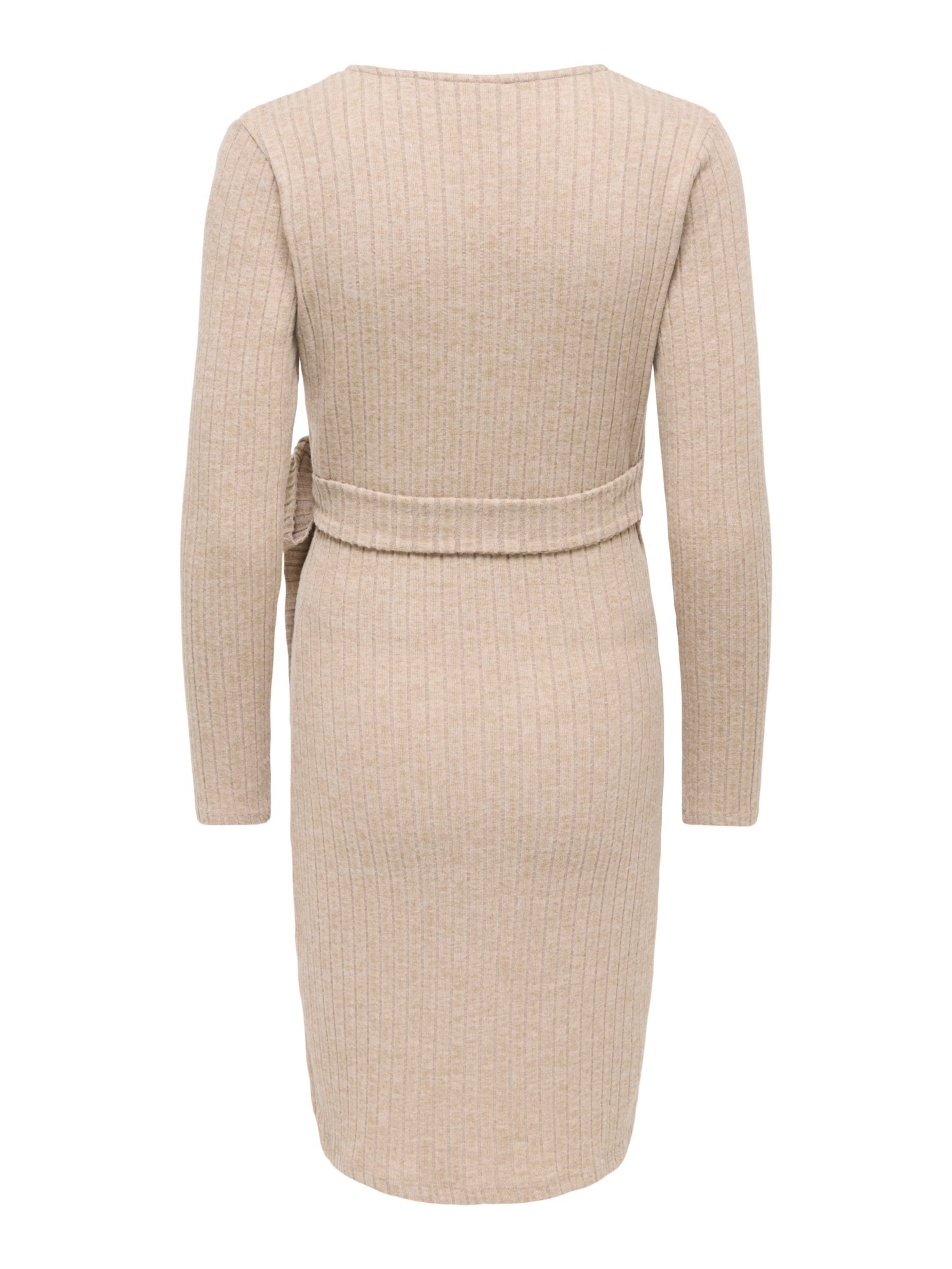 Robes en maille 'OLMLOLA' Only Maternity en beige