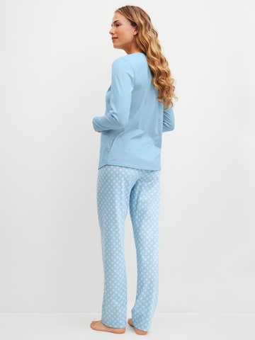 CALIDA Pyjama 'Lovely Nights'‌ in Blau