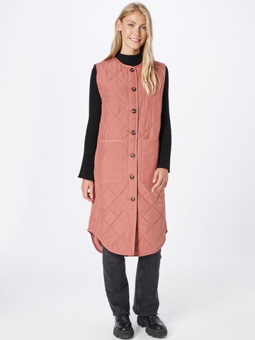 Gilet 'Kaison' Global Funk en rose : devant