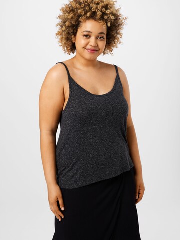 Selected Femme Curve Top 'LIVY' in Black: front