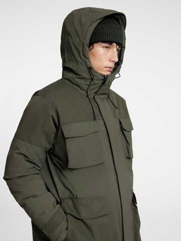 SELECTED HOMME Between-seasons parka in Green