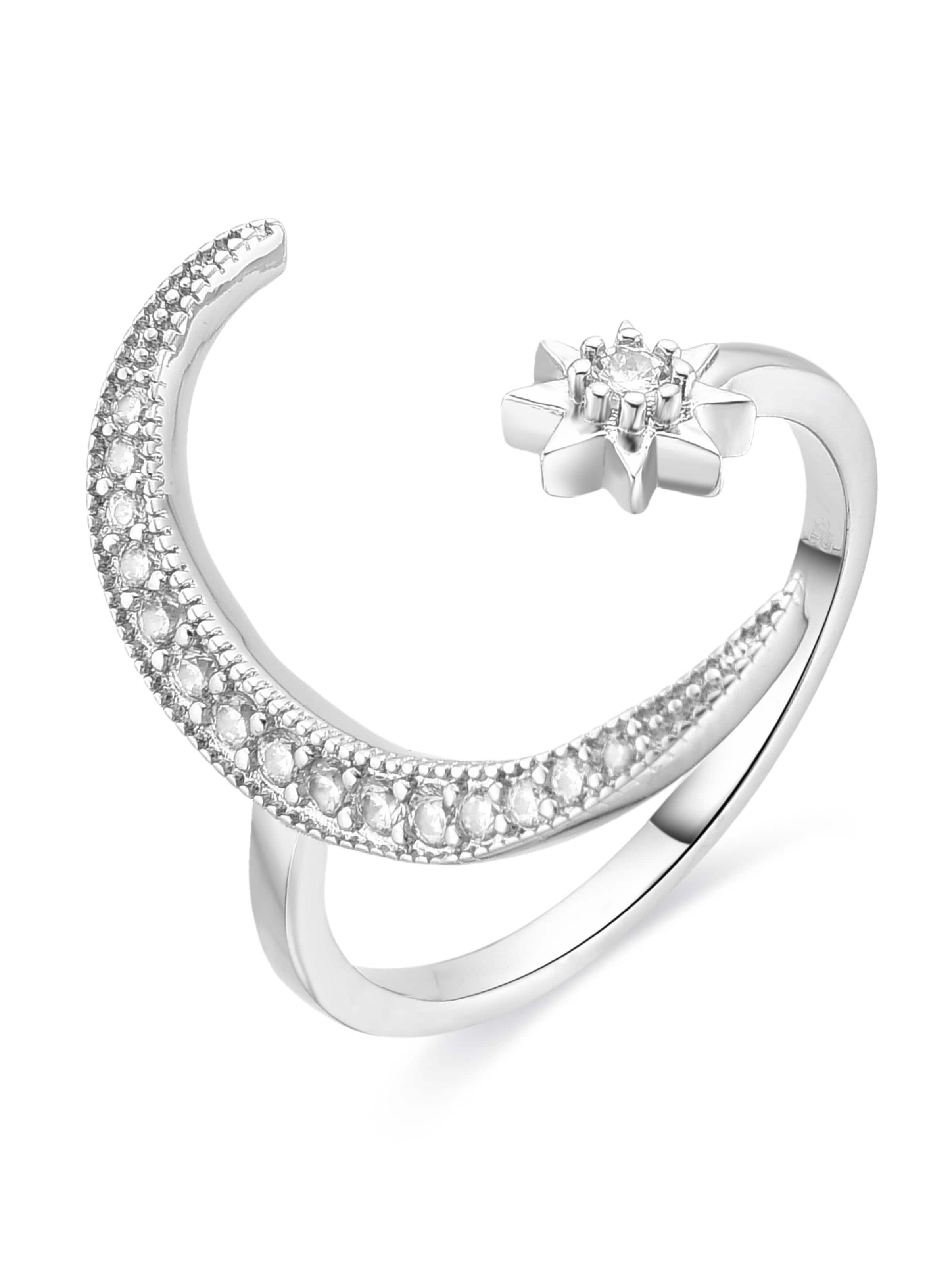 Luxenter Anillo 'Meral' en plata, Vista del producto