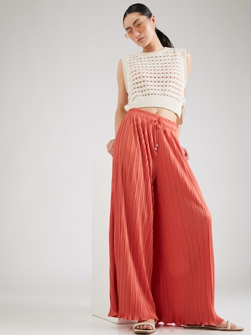 ABOUT YOU Loose fit Pants 'Letizia' in Red