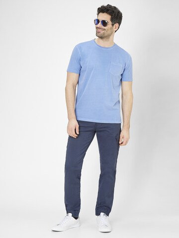 PADDOCKS Tapered Cargohose in Blau