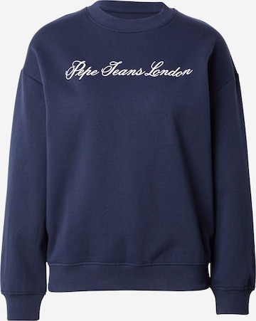 Pepe Jeans Sweatshirt in Blue: front