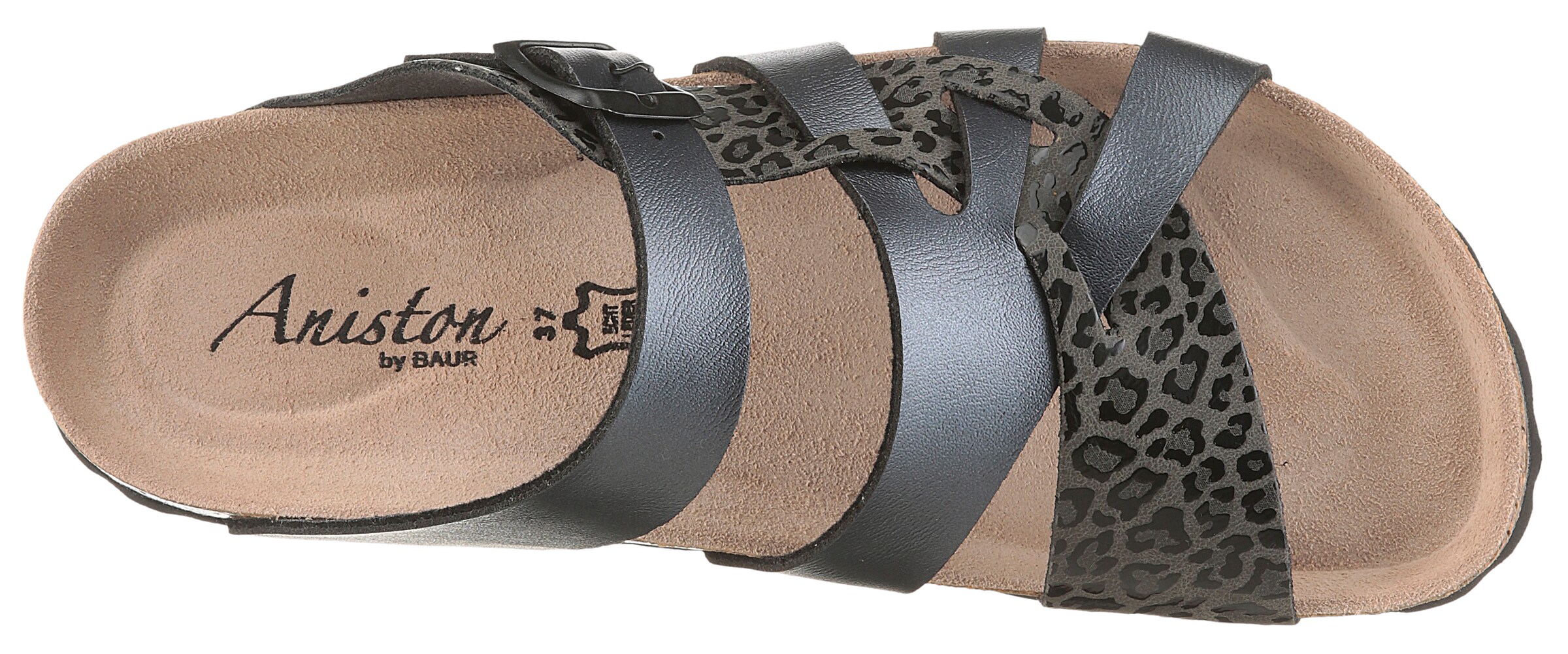 Aniston Mules in Grey