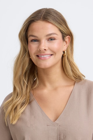 Chemisier 'JETT ' Fransa en marron