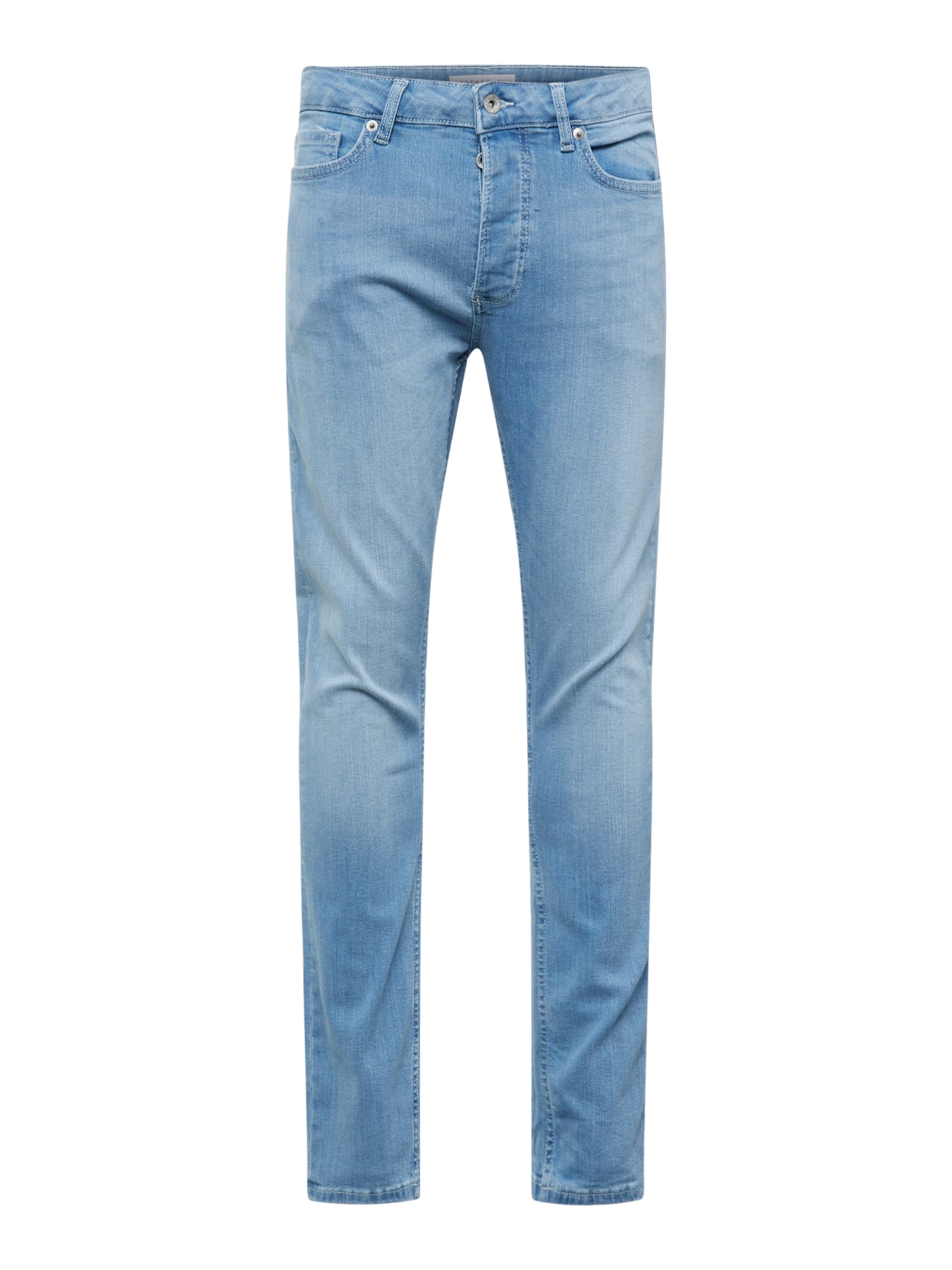 TOPMAN Skinny Jeans in Blauw: voorkant
