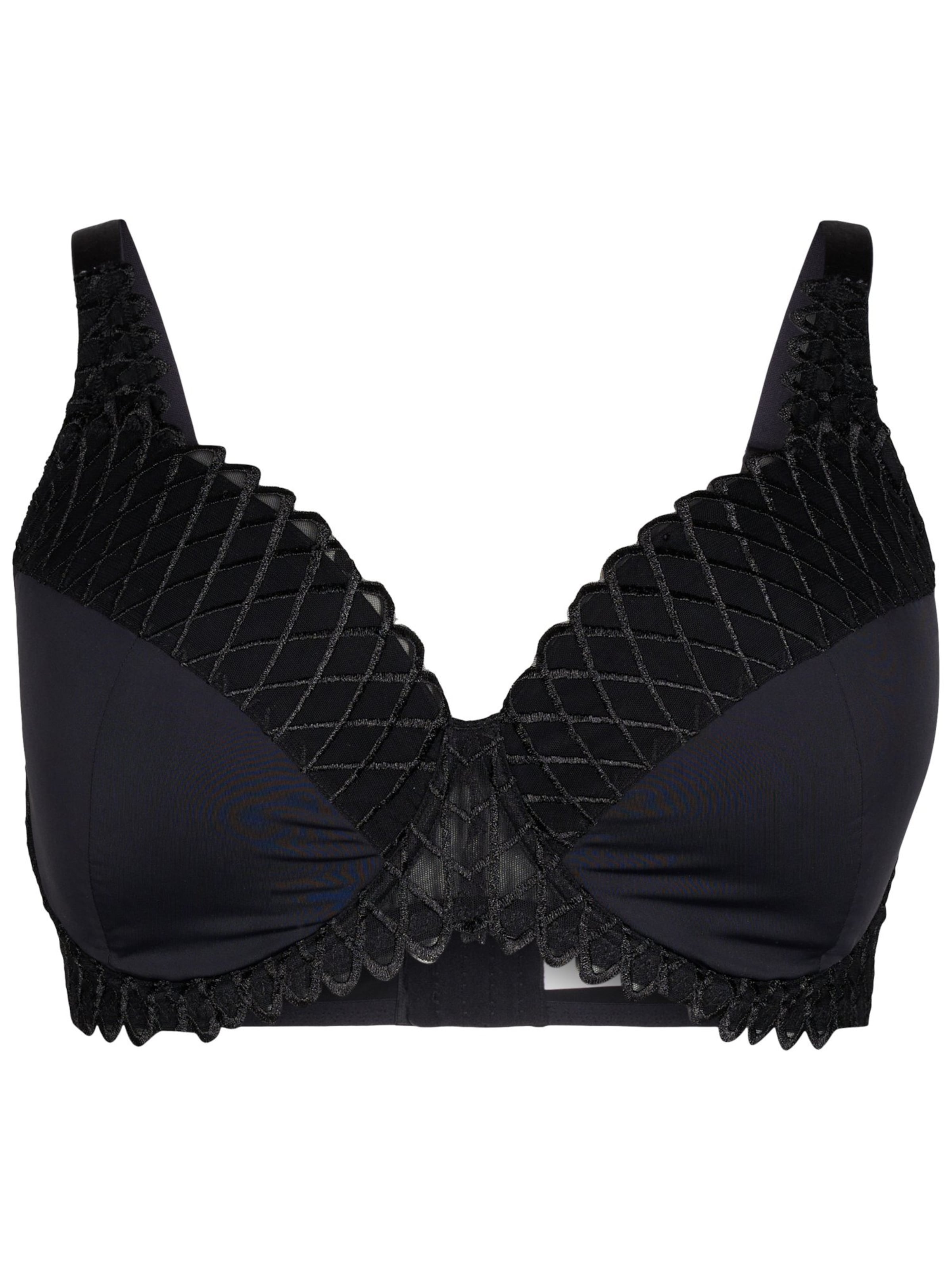 Devoted by Zizzi Бюстгальтер под футболку Бюстгальтер 'LISSER' в Черный: спереди