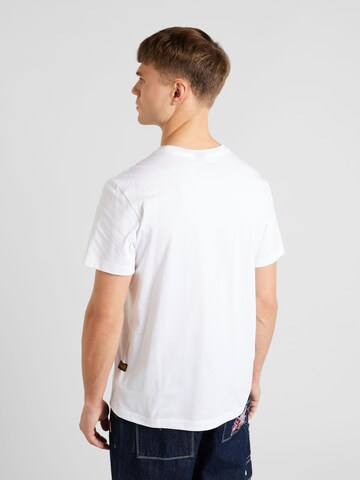 G-Star RAW Koszulka 'Palm' w kolorze biały