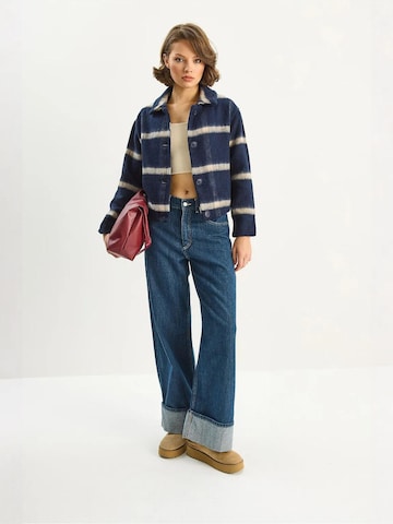 Bianco Lucci Tussenjas in Blauw