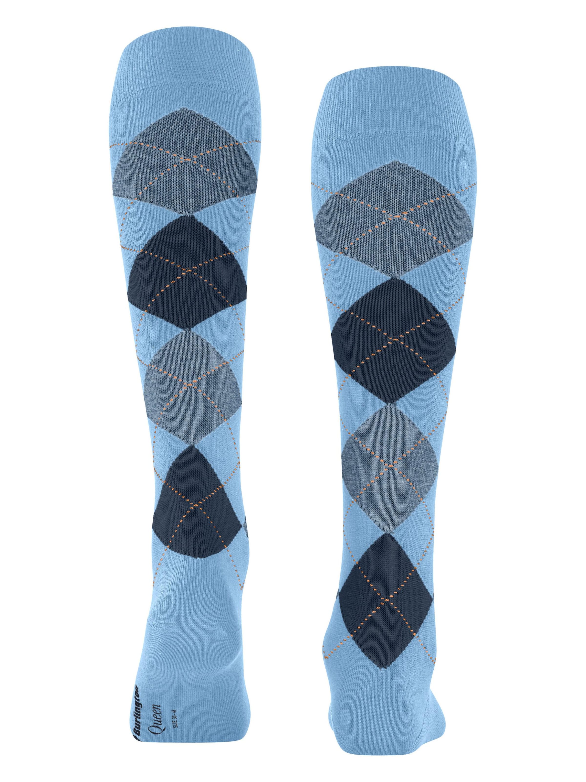 BURLINGTON Overknee Strümpfe 'Queen'‌‌‌‌ in Blau