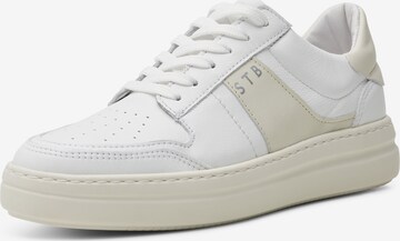 Baskets basses 'VALDA' Shoe The Bear en blanc : devant