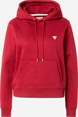 Sweat-shirt GUESS JEANS en rouge : devant
