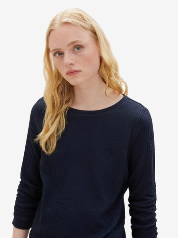 TOM TAILOR DENIM Sweatshirt in Blauw