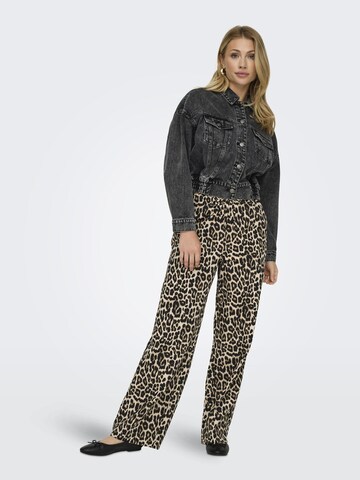 ONLY Regular Broek in Zwart