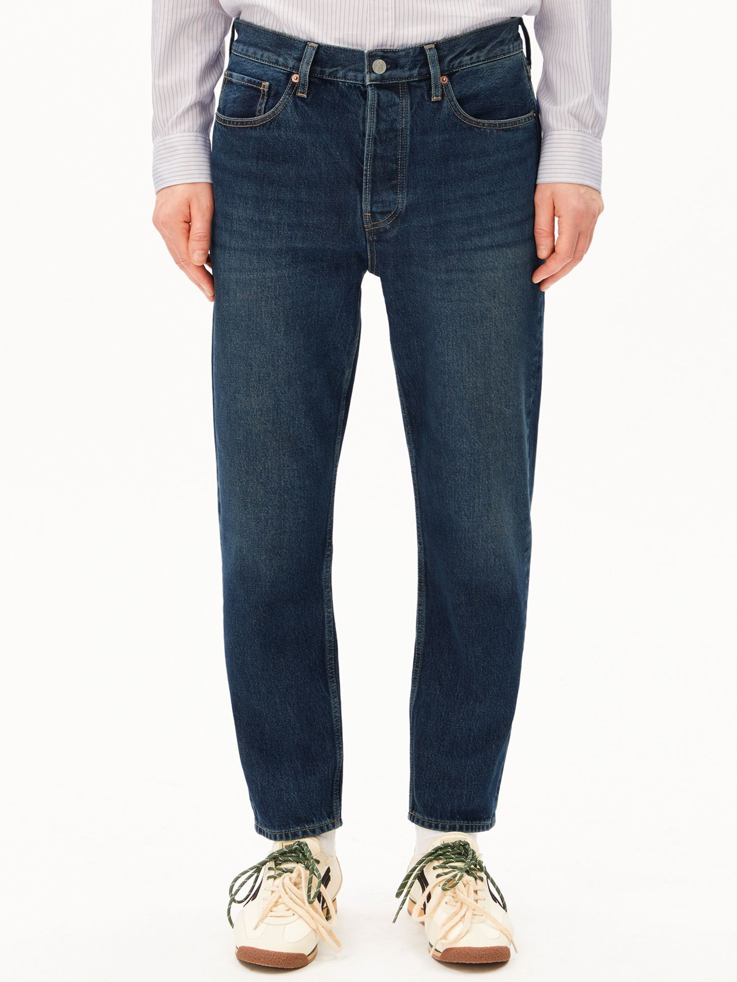 ARMEDANGELS Loosefit Jeans MAAKXY in Blau: Vorderseite