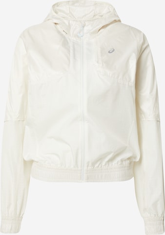 ASICS Sports jacket 'NAGINO' in Beige: front