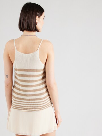 VERO MODA - Top de punto 'NEWLEXSUN' en beige